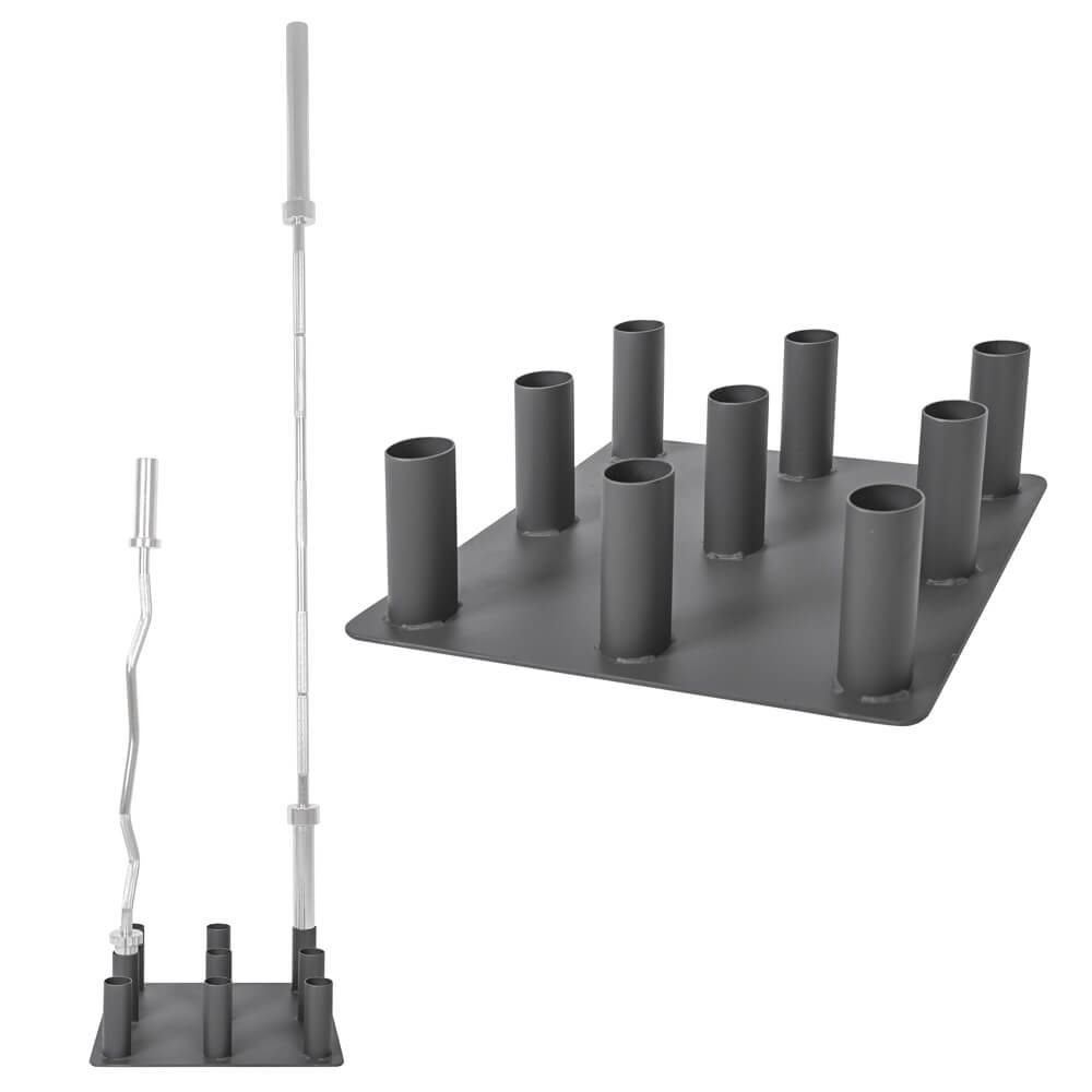 Stojan na olympijské tyče inSPORTline BR5001 • 9x50mm otvor