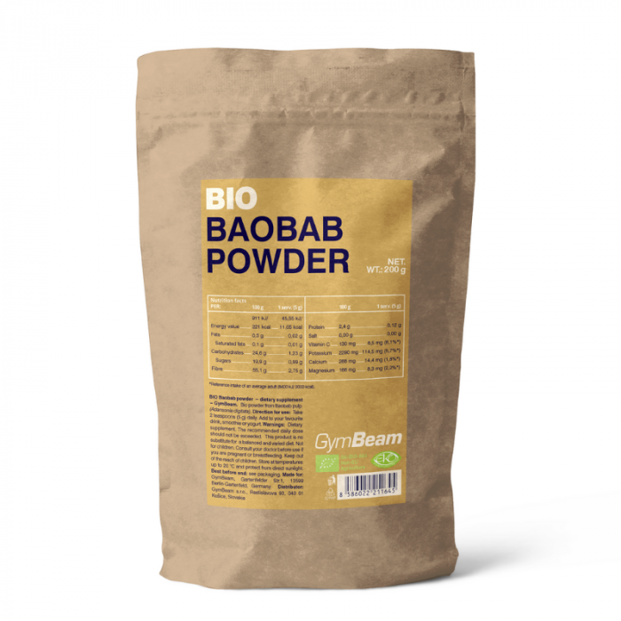 GymBeam BIO Baobab prášok