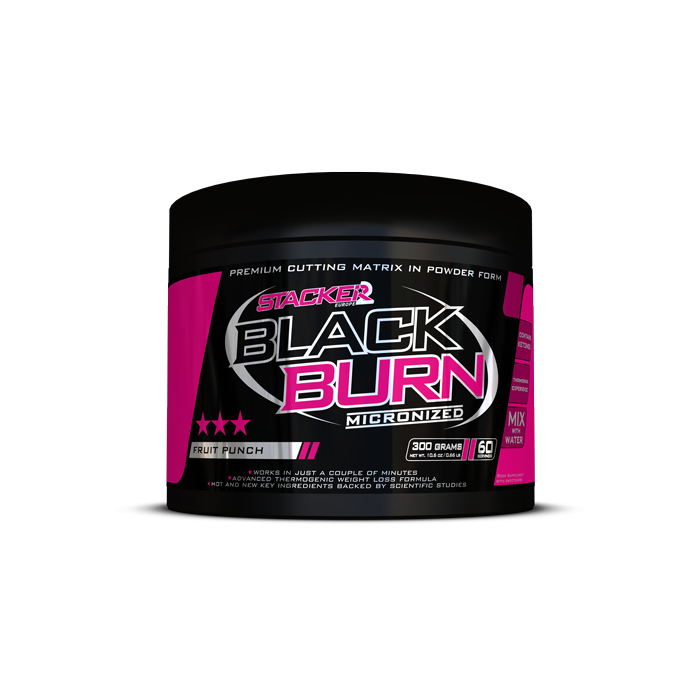 Stacker2 Black Burn Micronized 300 g ovocný punč