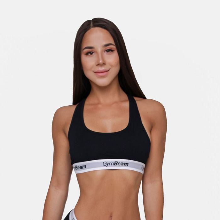 GymBeam Podprsenka Bralette Black SS