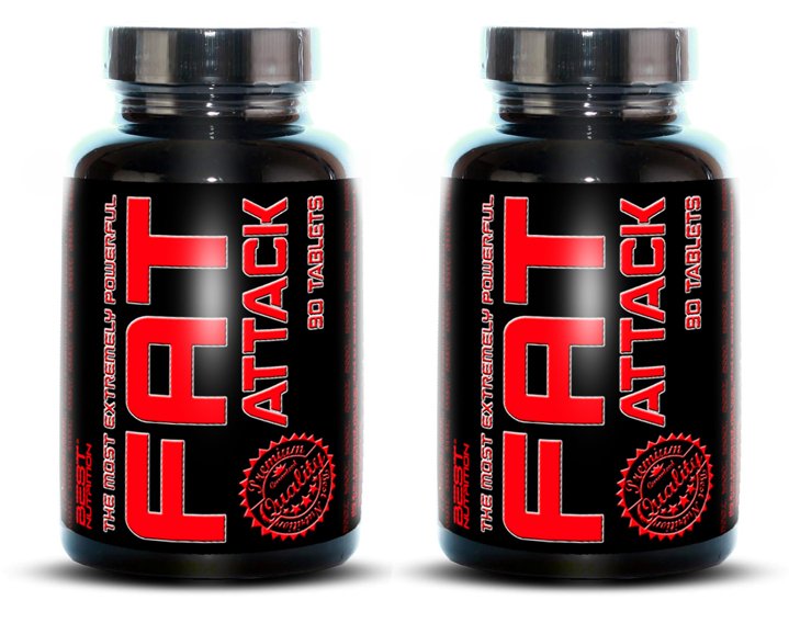 1+1 Zadarmo: Fat Attack od Best Nutrition 90 tbl. + 90 tbl.