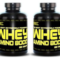 1+1 Zadarmo: Amino Whey 8000 od Best Nutrition 500 tbl. + 500 tbl.