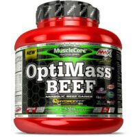 OptiMass Beef Anabolic Gainer - Amix 2500 g Delicate Forest Fruits