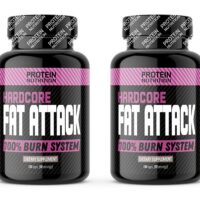 1+1 Zadarmo: Hardcore Fat Attack - Protein Nutrition 100 kaps. + 100 kaps.
