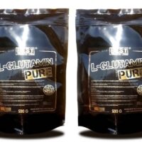 1+1 Zadarmo: L-Glutamin pure od Best Nutrition 500 g + 500 g