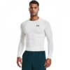 Under Armour Kompresné tričko HG Armour Comp LS White  XXL