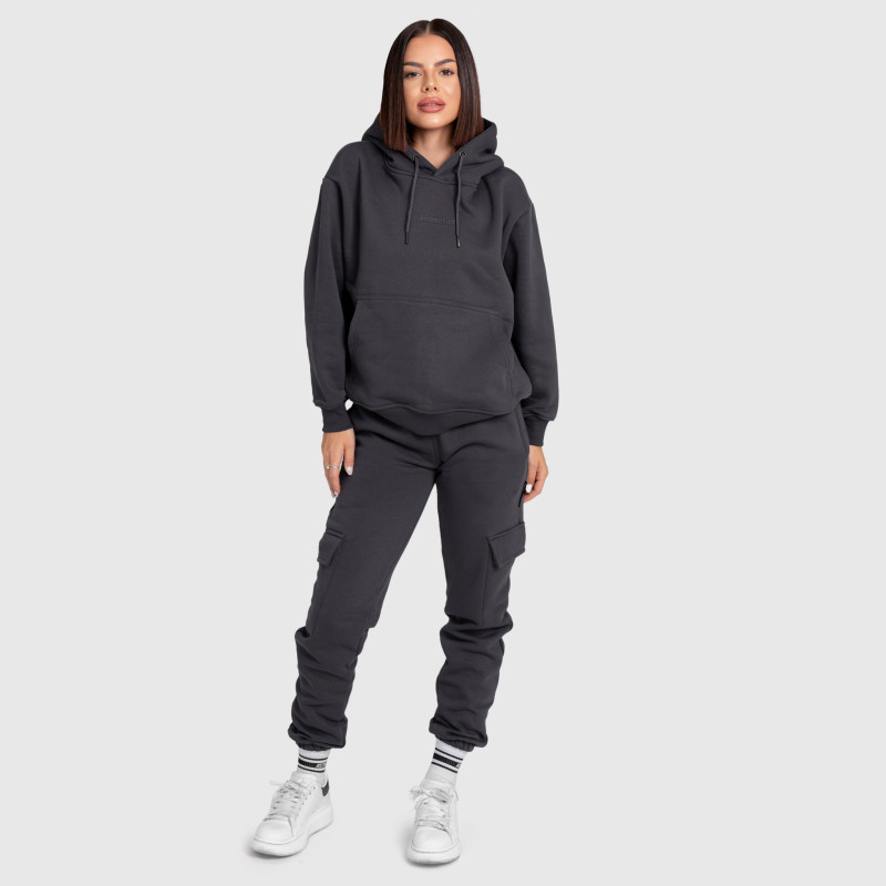 Dámska oversize súprava Iron Aesthetics Cargo, sivá