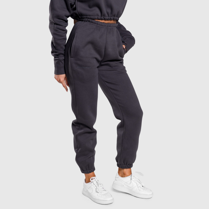 Dámske oversized tepláky Iron Aesthetics Simone, sivé