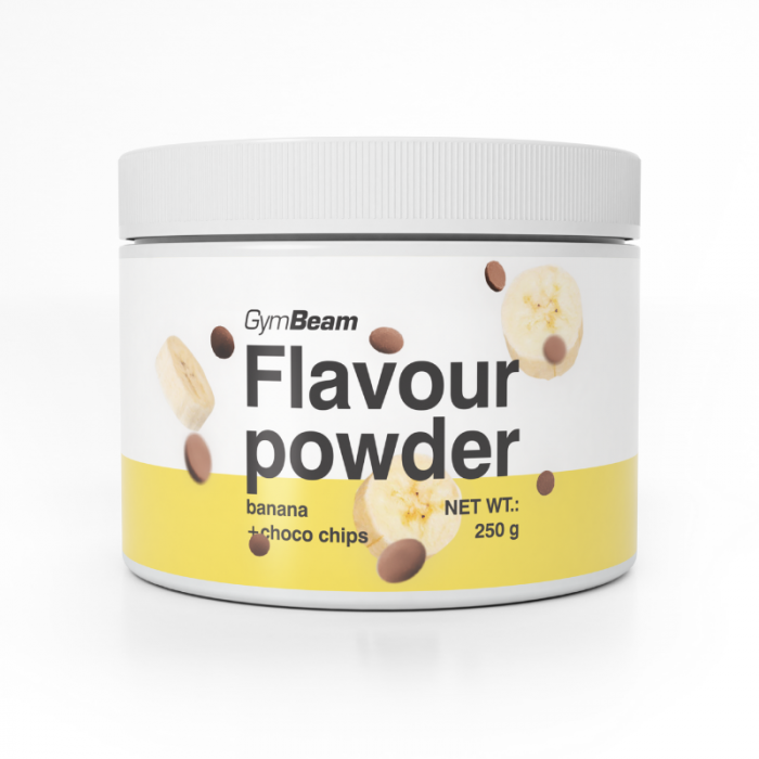 GymBeam Flavour powder banán a čokoládové kúsky