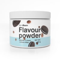 GymBeam Flavour powder cookies & cream a čokoládové kúsky