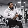 Fitness mikina bez zipsu Iron Aesthetics Force, sivá