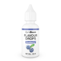 GymBeam Flavour Drops čučoriedky