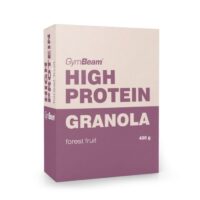 GymBeam Granola s vysokým obsahom bielkovín lesné ovocie