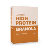 GymBeam Granola s vysokým obsahom bielkovín slaný karamel