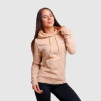 GymBeam Dámska mikina PRO Hoodie Sand  XS