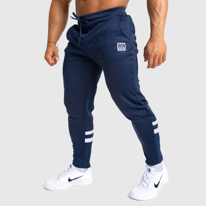Jogger tepláky Iron Aesthetics Boxed, navy