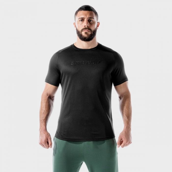 SQUATWOLF Tričko LAB360º Recycled Mesh Tee čierne S