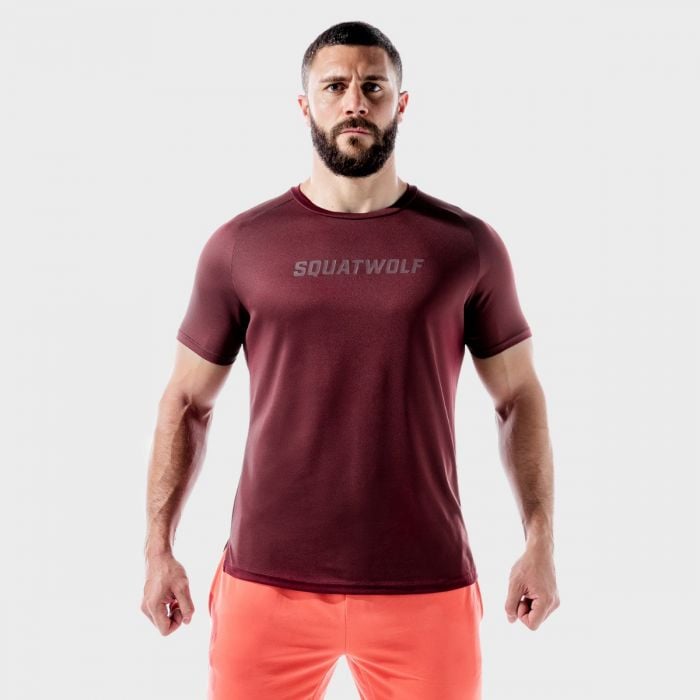 SQUATWOLF Tričko LAB360º Recycled Mesh Tee Tawny Port S