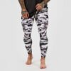 GymBeam Pánske legíny Camo  S