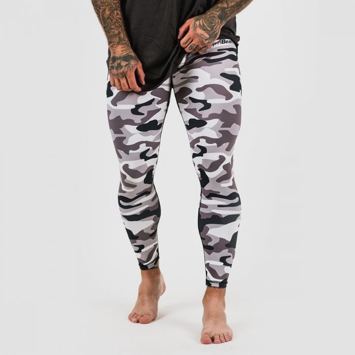 GymBeam Pánske legíny Camo S