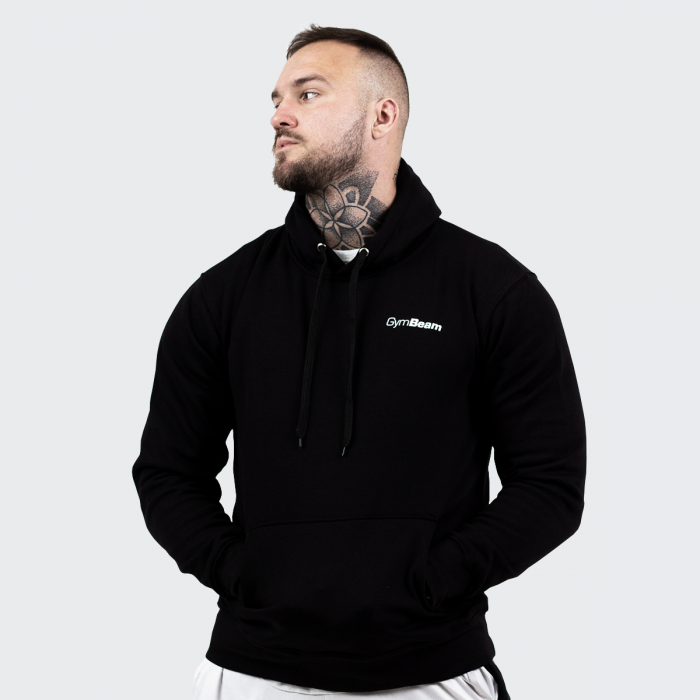 GymBeam Mikina Athlete Black White M