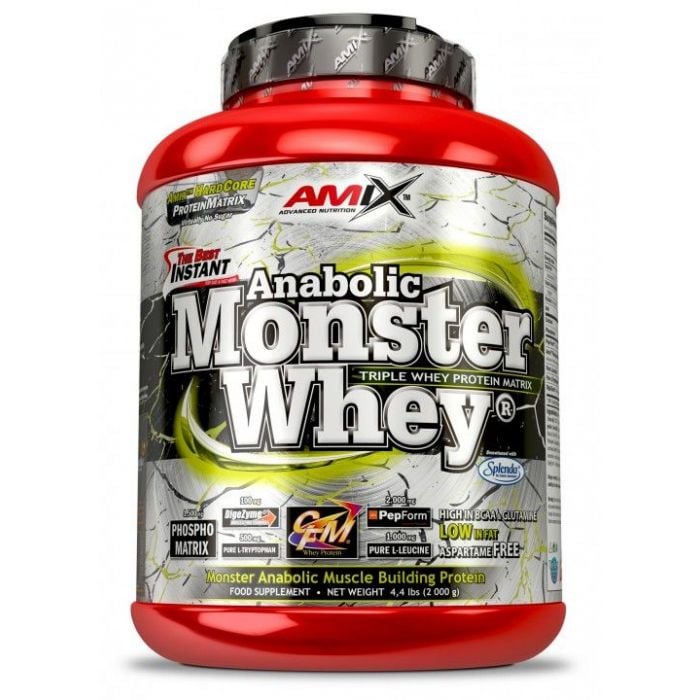 Amix Anabolic Monster Whey jahoda banán