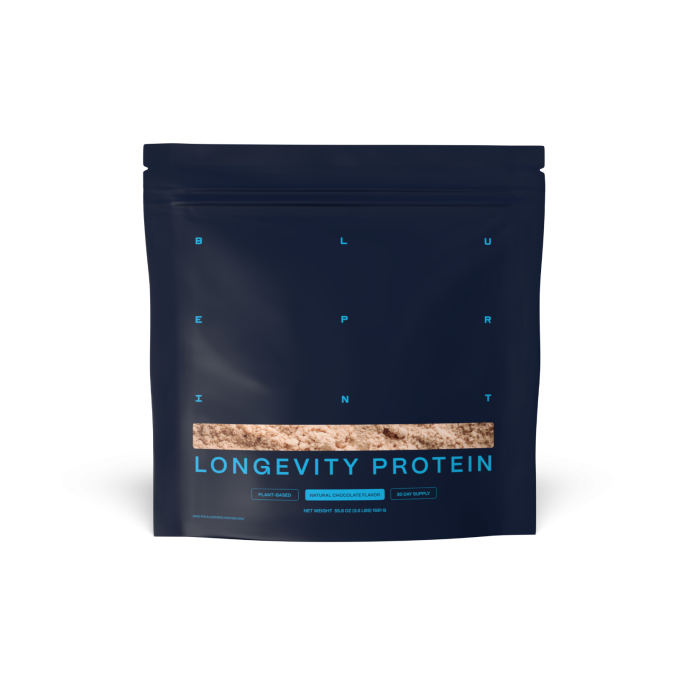 Blueprint by Bryan Johnson Longevity Protein čokoláda
