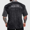 Oversize tričko Iron Aesthetics College, washed black