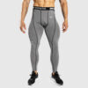 Pánske športové legíny Iron Aesthetics Dry Cool, sivé