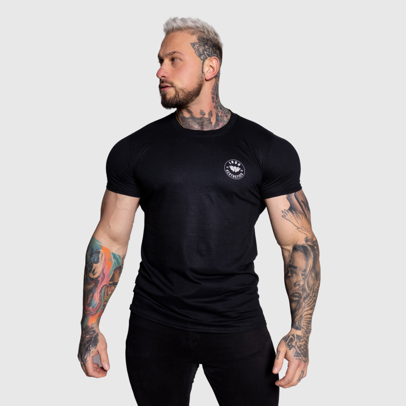 Pánske športové tričko Iron Aesthetics Circle, čierne