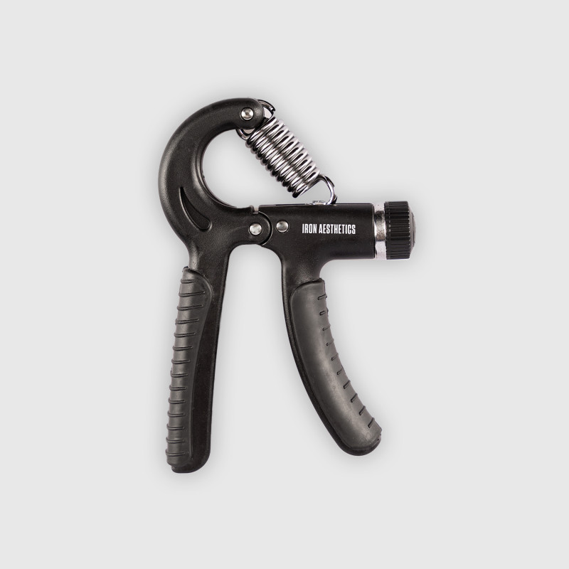 Posilňovacia pomôcka Iron Aesthetics Hand Grip, čierna