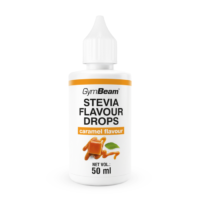 GymBeam Stevia Flavour Drops karamel