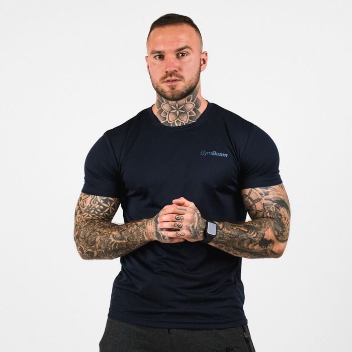 GymBeam Tričko TRN Navy S