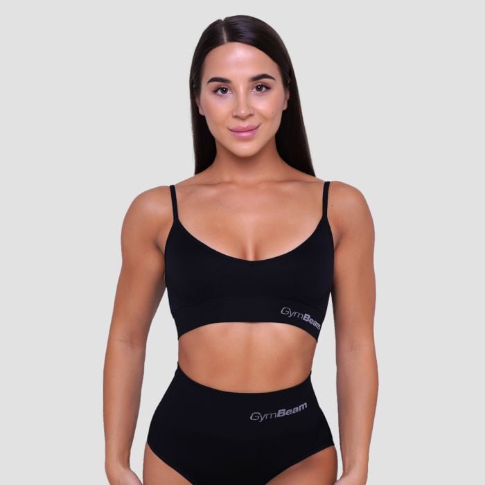 GymBeam Podprsenka Triangle Black MM
