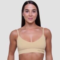 GymBeam Podprsenka Triangle Nude  MM