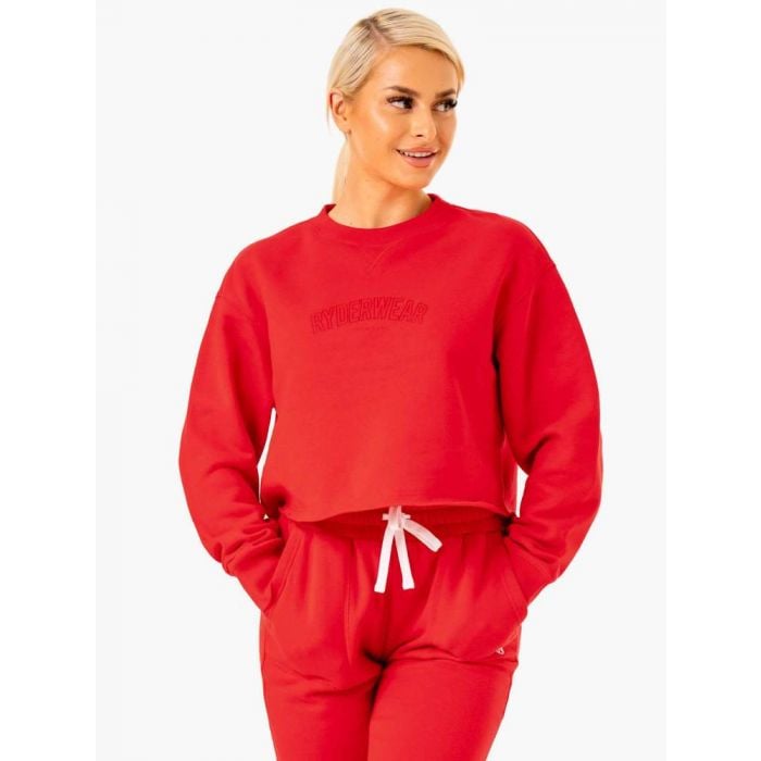 Ryderwear Dámska mikina Ultimate Fleece Red L