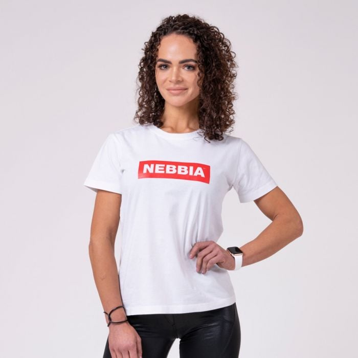 NEBBIA Dámske Tričko Basic White S