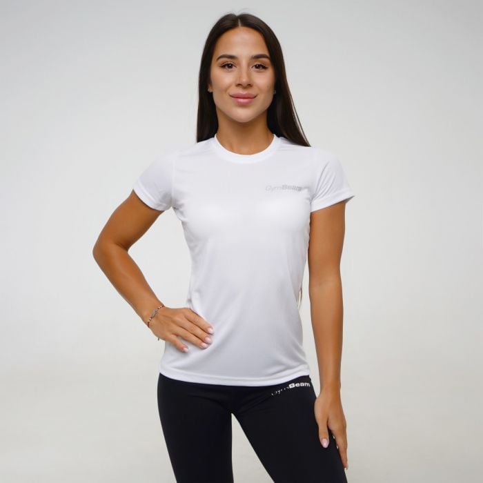 GymBeam Dámske tričko TRN White M