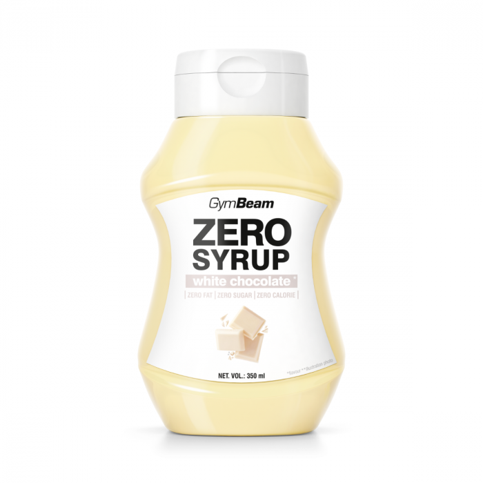 GymBeam ZERO SIRUP biela čokoláda