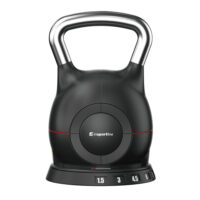 Nastaviteľný ketlebel inSPORTline Xtrabell 1,5-10 kg